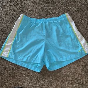 Women’s blue Nike shorts
